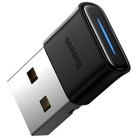 تصویر دانگل بلوتوث USB بیسوس مدل BA04 ZJBA000001 اصل Baseus Bluetooth Receiver Adapter ZJB0000001