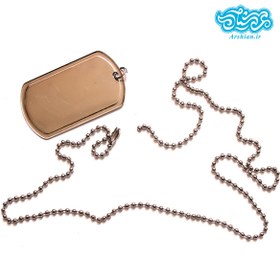 تصویر پلاک و زنجیر خام 