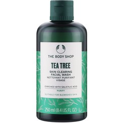 تصویر ژل شستشوی صورت بادی شاپ TEA TREE THE BODY SHOP TEA TREE - SKIN CLEARING FACIAL WASH 250ML