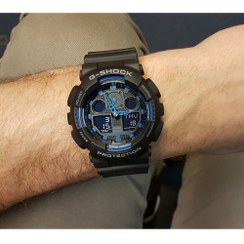 تصویر ساعت مچی مردانه جی شاکG-SHOCK GA-100-1A2 ساعت مچی مردانه جی شاکG-SHOCK GA-100-1A2