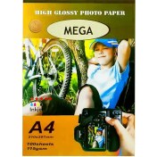 تصویر کاغذ 115 گرم چاپ عکس گلاسه مِگا 