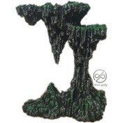 تصویر دکور آکواریوم مدل صخره و جا پلنت 