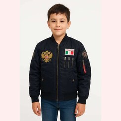 تصویر کاپشن خلبانی آمریکایی بچگانه 