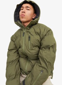 تصویر کاپشن مردانه سبز جک اند جونزJack & Jones | 12238998-Green اورجینال 