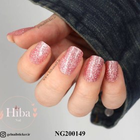 تصویر استیکر کاشت ناخن_کد NG200149 gel nail sticker_NG200149