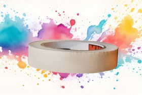 تصویر نوار چسب کاغذی 2.5 سانت مدل پلی فر 