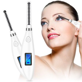 تصویر دستگاه فرمژه حرارتی سه بعدی شارژی 3D DEATED EYELASH CURLER 