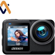 تصویر دوربین اکشن ورزشی 4K ضدآب وایفا دار برندiZEEKER مدل iA400 