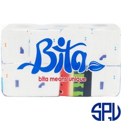 تصویر دستمال 8عددی بیتا 250برگ با یک جعبه طرح یلدایی 