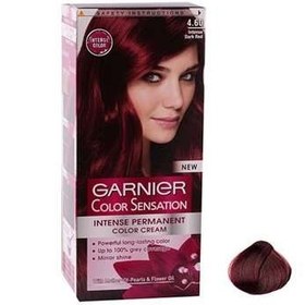 تصویر کیت رنگ مو گارنیه کالر سنسشن شید شماره 4.60 Garnier Color Sensation Shade 4.60 Hair Color Kit 