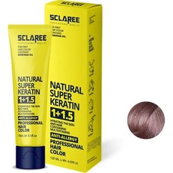 تصویر رنگ مو اسکلاره شماره 9.120 حجم 120 میلی لیتر رنگ بلوند دودی بنفش خیلی روشن E9Z 