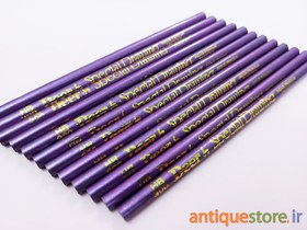 تصویر مداد قدیمی گوزن نشان ( طرح بنفش ) 