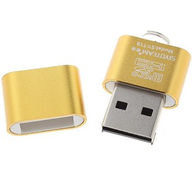 تصویر رم ریدر تک کاره Siyoteam SY-T18 Siyoteam SY-T18 MicroSD to USB Card Reader