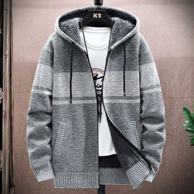 تصویر سویشرت مردانه بافت خزدار کد 8898 