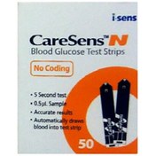 تصویر نوار دستگاه تست قند کرسنس مدل sensor بسته 50 عددی 