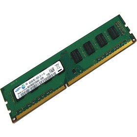 تصویر رم دسکتاپ DDR3 تک کاناله 1333 مگاهرتز CL11 سامسونگ مدل PC3-10600U ظرفیت 4 گیگابایت 