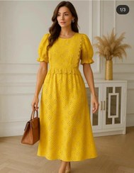 تصویر پیراهن خامه دوزی 