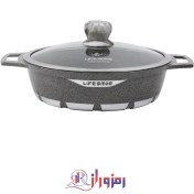 تصویر تابه گرانیتی لایف اسمایل مدل FLCMSHR28 LIFE SMILE FLCMSHR24 Shallow Pot with Granite Coating