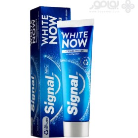 تصویر خمیر دندان سفید کننده سیگنال مدل WHITE NOW حجم 75 میل SIGNAL WHITE NOW INSTANTLY 75ML