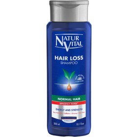 تصویر شامپو ضد ریزش موی نرمال نچرال ویتال NaturVital hair loss shampoo normal 300 ml