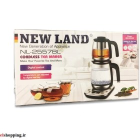 تصویر چای ساز روهمی نیولند مدل NL-2557BL Rohmi Newland Tea MakerNL-2557BL