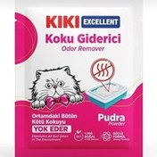 تصویر پودر بوگیر خاک گربه رایحه پودر کی کی KIKI koku giderici KIKI koku giderici