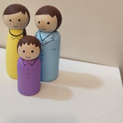 تصویر خانواده سه نفره 