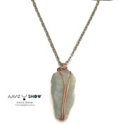 تصویر آویز آکوامارین زیبا نمونه معدنی کشور برزیل A631 