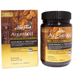 تصویر ماسک مو آرگان 99 درصد نایس فرش 1000 میل Nice Fresh Argan Oil Hair Mask 1000 ml