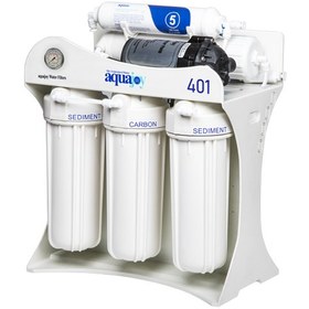 تصویر دستگاه تصفیه آب آکواجوی مدل ۴۰۱ BP مخزن ۱۲ لیتری 