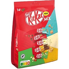 تصویر مینی ویفر شکلاتی میکس کیت کت نستله Nestle Kit Kat ( بسته 14 عددی ) 