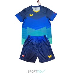 تصویر ست باترفلای کد 22025 آبی-سرمه ای 