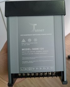 تصویر سوئیچینگ بارانی 25 آمپر 300وات TANSER 