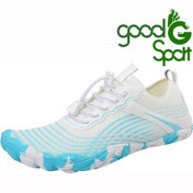 تصویر کفش شنا بند دار آبی 