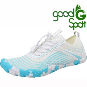 تصویر کفش شنا بند دار آبی 