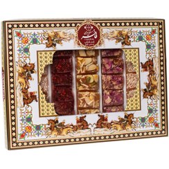 تصویر حلوا مسقطی لار مغزدار میکس در جعبه 