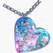 تصویر گردنبند قلبی ملودی 