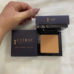 تصویر پنکک جدید سیترای شماره207 CITRAY SOFT COMPACT POWDERحجم 11گرم 