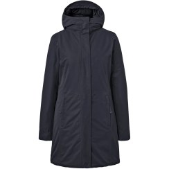 تصویر کاپشن کلاه دار سرمه ای زنانه چیبو 