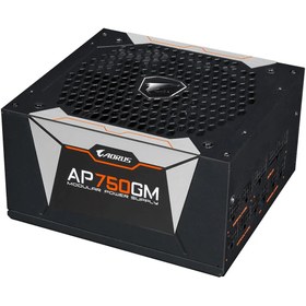 تصویر پاور کامپیوتر گیگابایت مدل AORUS AP750GM 80 PLUS GOLD Gigabyte AORUS AP750GM 80 PLUS GOLD Computer Power Supply