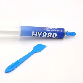 تصویر خمیر سیلیکون سرنگی 30 گرمی مدل Halnziye HY880 thermal paste