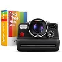 تصویر بسته دوربین فوری Polaroid I-2 با بسته دوگانه فیلم رنگی i-Type (16 عکس) - کنترل دستی کامل، دوربین آنالوگ آنالوگ فعال با برنامه با واضح‌ترین لنز 3 عنصری Polaroid (6444) Polaroid I-2 Instant Camera Bundle with Color i-Type Film Double Pack (16 Photos) - Full Manual Control, app Enabled Analog Instant Camera with Polaroid's sharpest 3-Element Lens (6444)