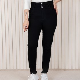 تصویر شلوارجین دخترونه کمر گنی 992 MOBAMO 