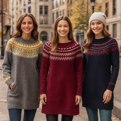 تصویر بافت بلند وارداتی زنانه از برند اسمارا 