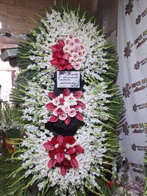 تصویر تاج گل ختمی ترحیم کد C86 