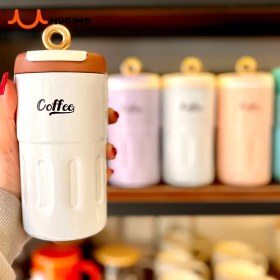 تصویر تراول ماگ دماسنج دار ۵۰۰ میل استیل دوجداره 