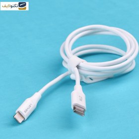 تصویر کابل تبدیل USB-C به لایتنینگ لنیز مدل LC917TC-l طول 1 متر 