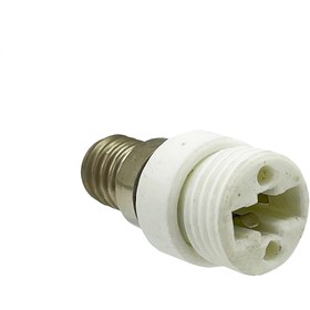 تصویر تبدیل G9 به E14 ( سرپیچ لوستری - شمعی ) Convert G9 to E14 (chandelier screw)