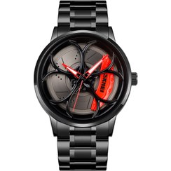 تصویر ساعت مچی مردانه اسکمی مدل 1990 با بند استیل و رینگ چرخشی 