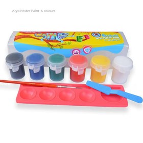 تصویر گواش ۶ رنگ پیوسته طلقی 